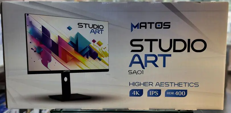 ECRAN MATOS STUDIO ART SA02 – 27 INCH 4K IPS 1MS – HDR 400 163 PPI – DCI-P3 – USB Type-C 65 W – NOIR
