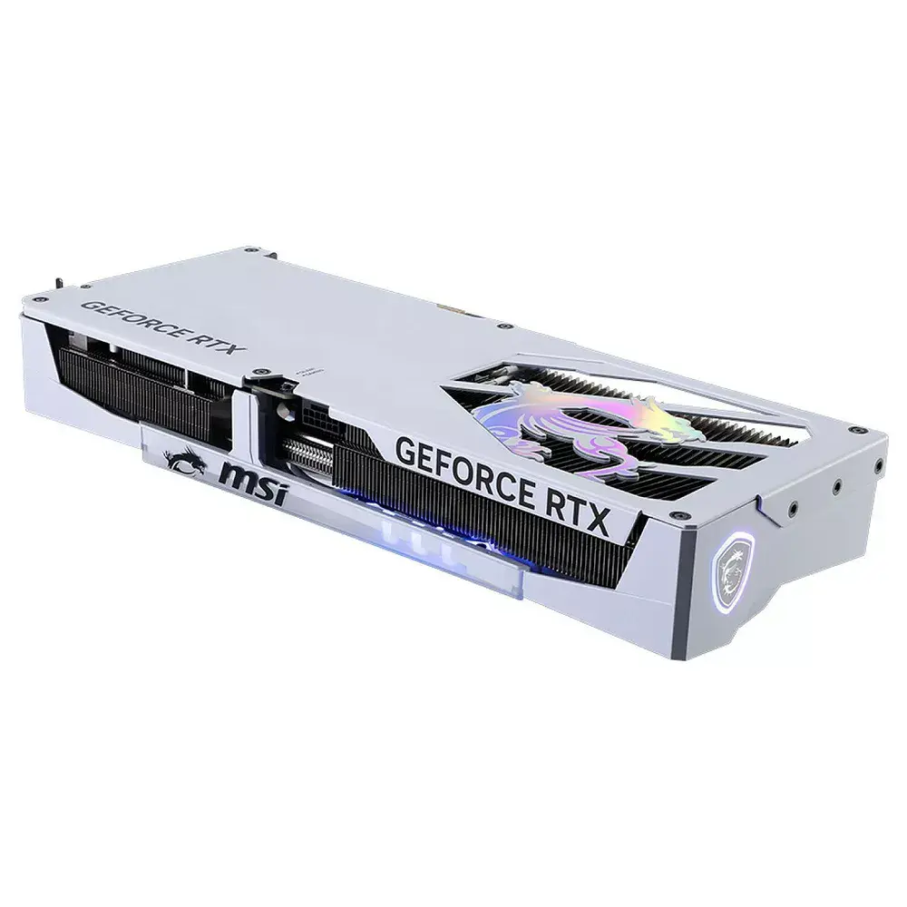 MSI GEFORCE RTX 5080 VENTUS 3X OC – 16GB GDDR7 8K – DLSS 4 AI – REFLEX 2 – G-SYNC – HDMI/DP – WHITE
