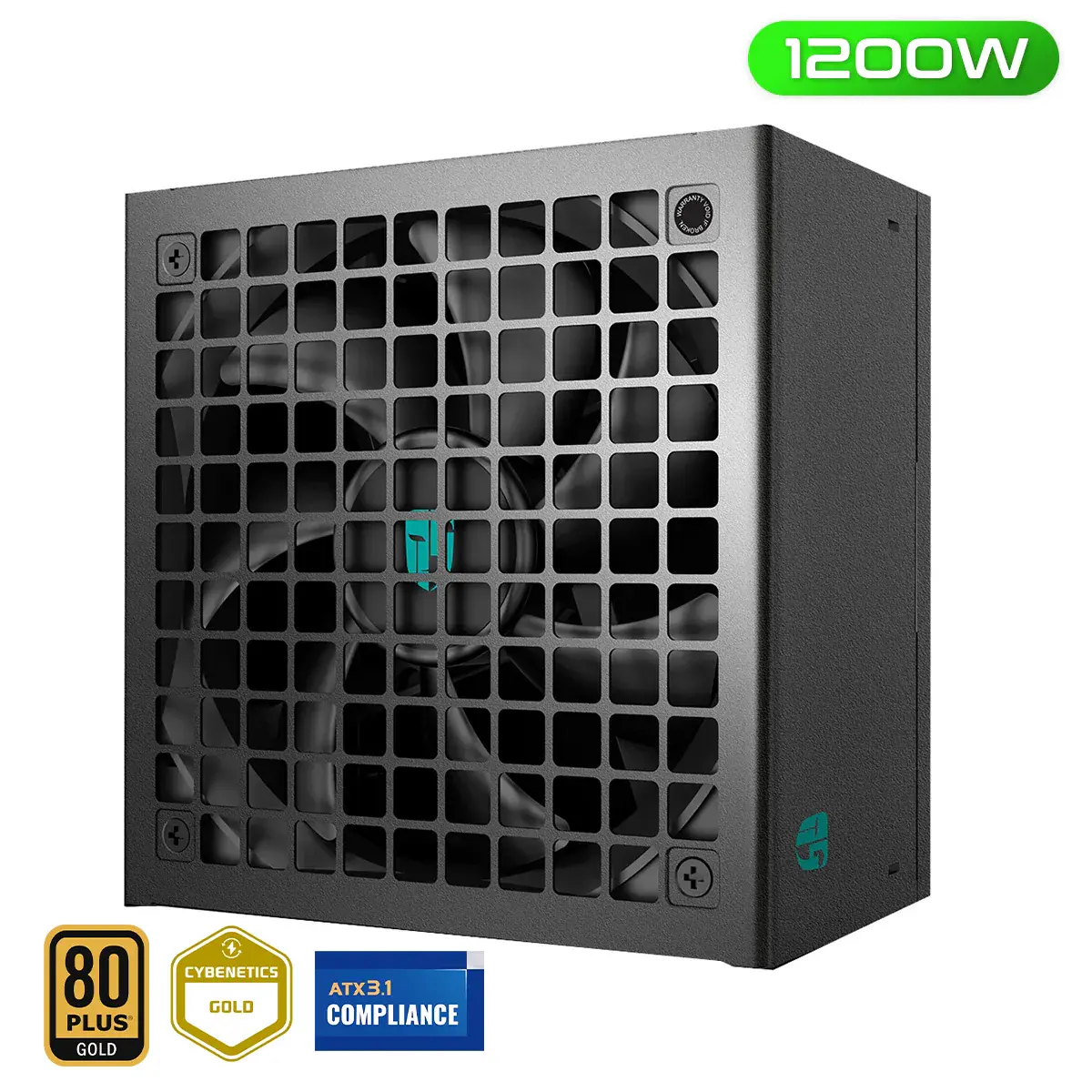 DEEPCOOL PN1200M – ALIMENTATION PC 1200W – 80 PLUS GOLD – FULL MODULAIRE – ATX 3.1 – PCIe 5.1 – 12V-2×6 – BLACK